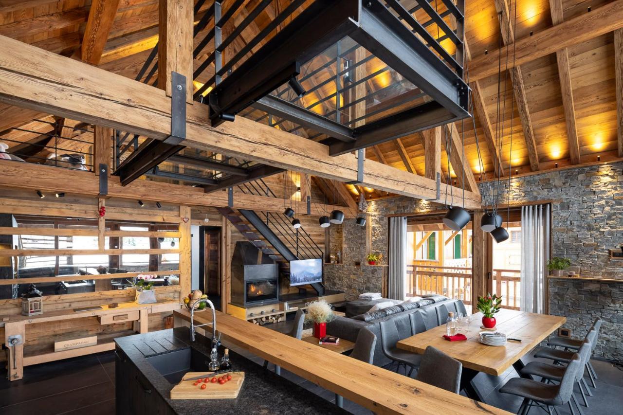 Chalet Prestige L'Atelier Lodge Les Deux Alpes Bagian luar foto